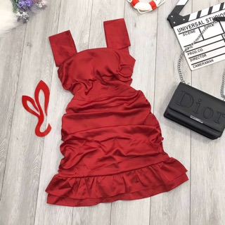 Đầm phi lụa đuôi cá