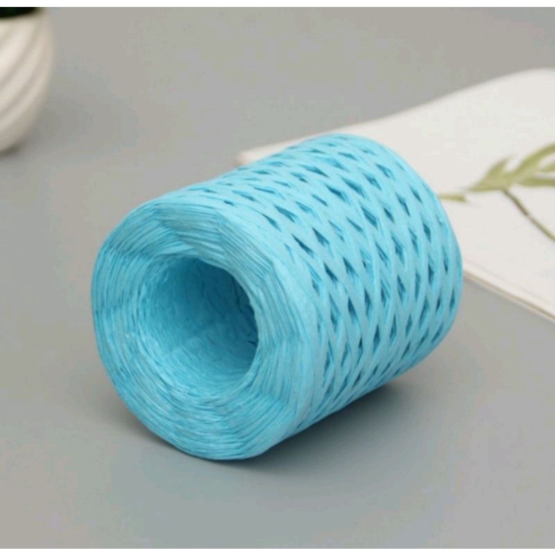 sợi cọ Raffia đan móc mũ túi xách