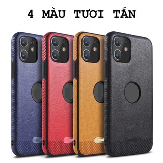 Ốp lưng da 11 - 6.1 Inch, 11 Pro - 5.8 Inch, 11 Pro Max - 6.5 Inch cao cấp chống sốc DAN HOUSE