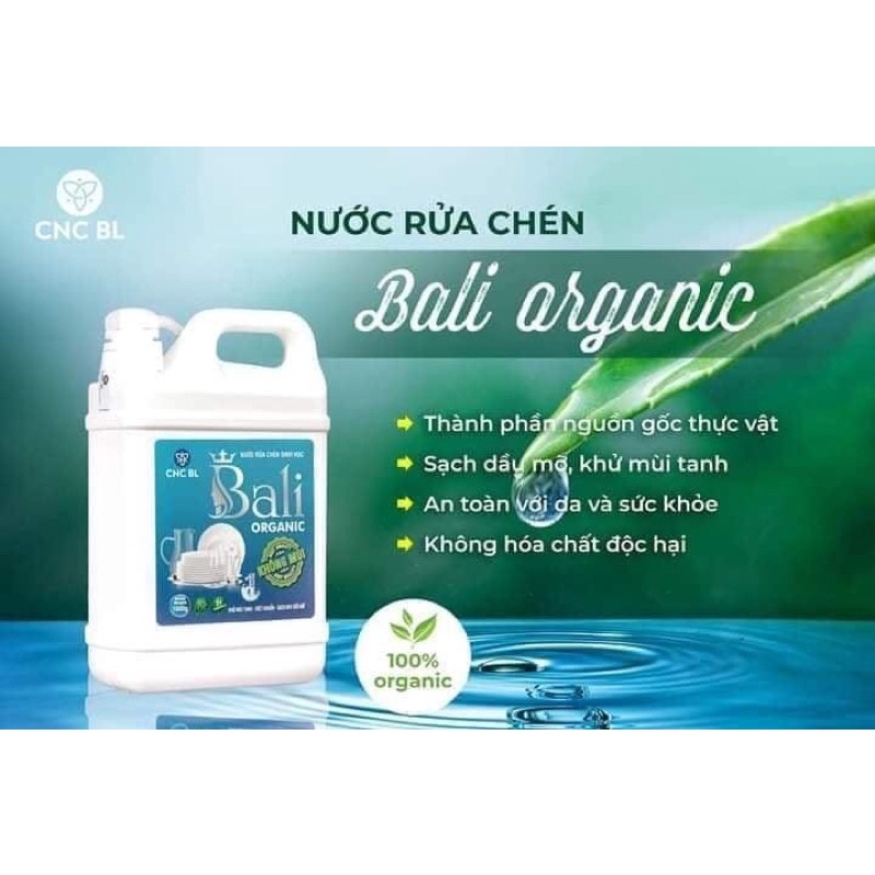 Nước rửa chén, rau củ, trái cây sinh học Bali Organic