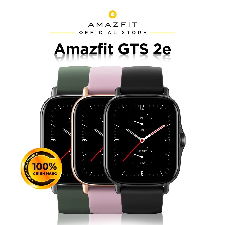 Đồng Hồ Thông Minh Cao Cấp Amazfit GTS 2e - 90 Chế Độ Thể Thao - Pin 7-14 Ngày - Hàng Chính Hãng - Bảo Hành 12 Tháng