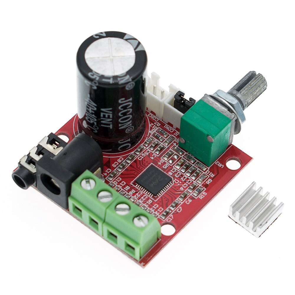 Bảng mạch khuếch đại âm thanh Mini Hi-Fi PAM8610 12V 2x10W kênh đôi cấp D