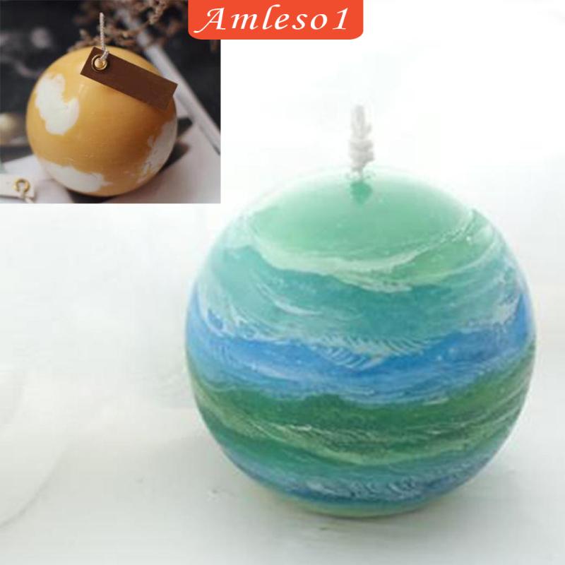 Khuôn Làm Nến Hình Cầu Bằng Nhựa Trong Suốt 5cm