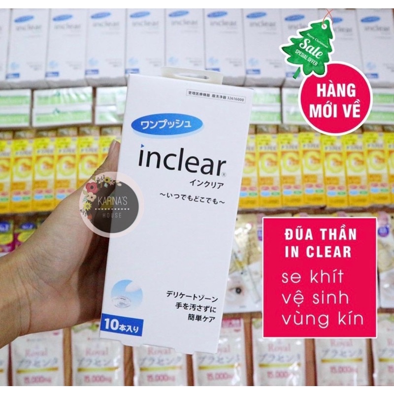 ĐŨA THẦN INCLEAR NHẬT BẢN - dung dịch vệ sinh