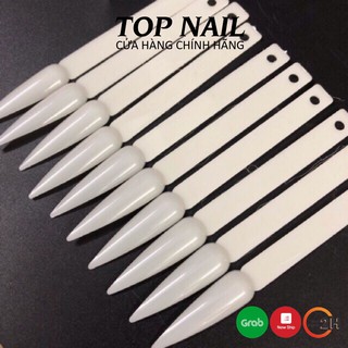 Set móng nhọn tập vẽ (màu đục ,trong,đen )40 que