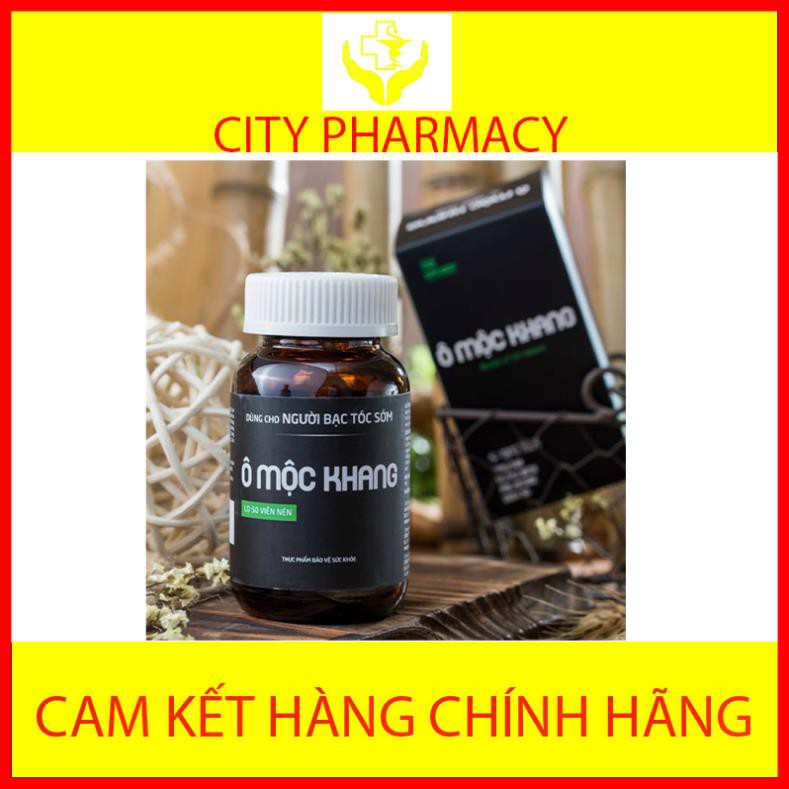 Viên uống Ô Mộc Khang giảm bạc tóc sớm, chống lão hóa 50 viên