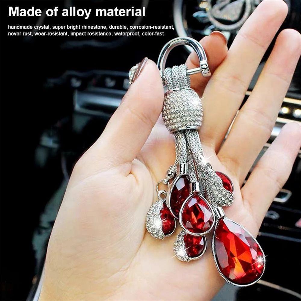 Móc Khóa Kim Loại Thời Trang NORMAN|Giá Đỡ Chìa Khóa Xe Hơi Hình Giọt Nước Độc Đáo