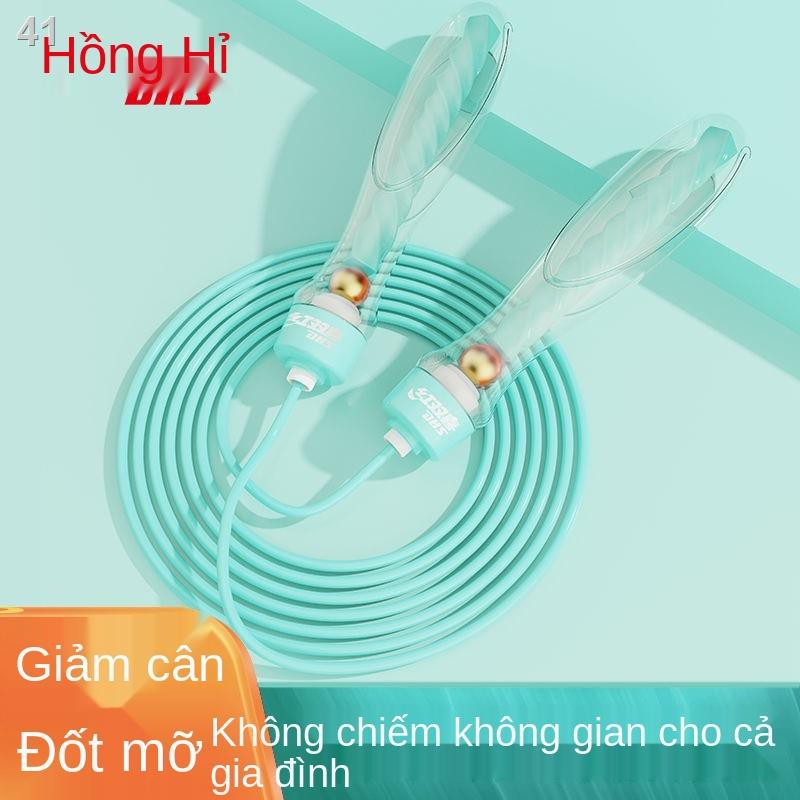 PHạnh phúc nhân đôi nhảy dây giảm cân người lớn gái tăng tập thể dục béo đốt bỏ qua bài kiểm tra đầu vào trung học