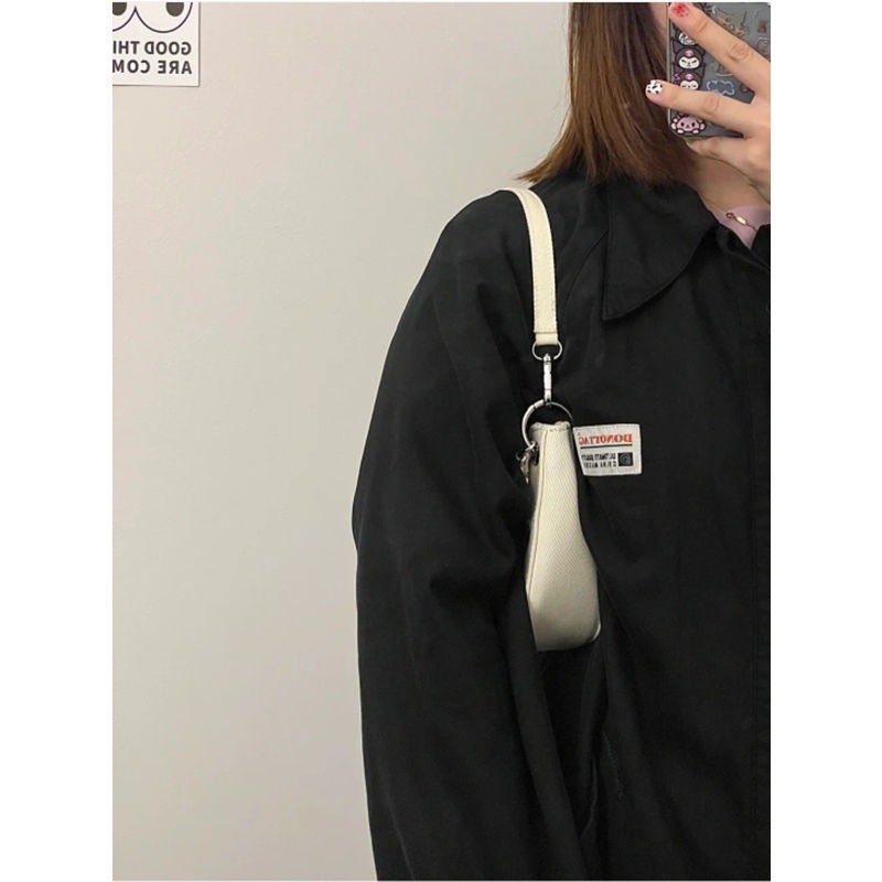 Túi Xách Đeo Vai Chất Liệu Denim pvc Thêu Họa Tiết Thời Trang 2022 Niche Y2k Cho Nữ