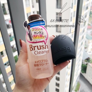 Combo nước giặt cọ và trứng giặt cọ Daiso