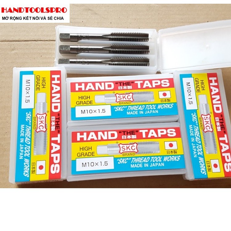 Mũi Taro tay 3 cây hệ mét NHẬT BẢN SKC đủ size từ M3===. M20 x 2.5mm