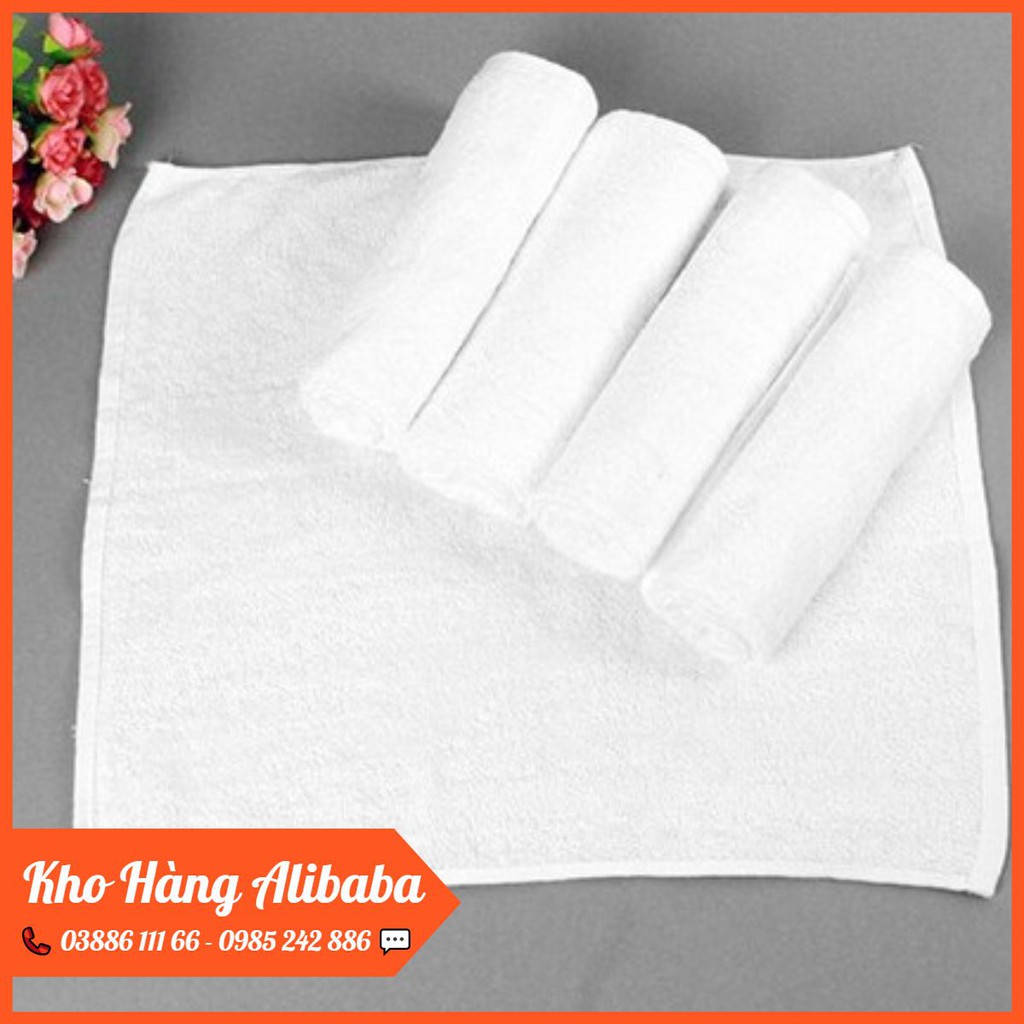 Khăn Trắng Nhỏ Đa Năng Lau Mọi Thứ Size 20x20cm