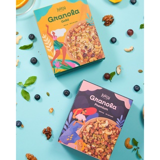 Ngũ cốc granola yến mạch giảm cân, hỗ trợ tập gym, eat clean juicy granola 250g