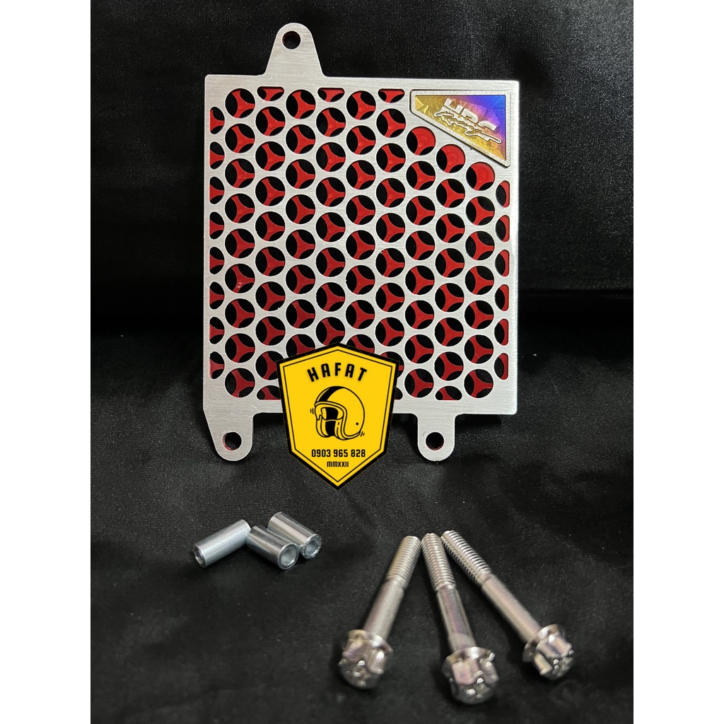 Che Két Nước Nhôm CNC 2 Lớp - Gắn Cho Vario - Click - AB - Tặng Kèm Tem HRC