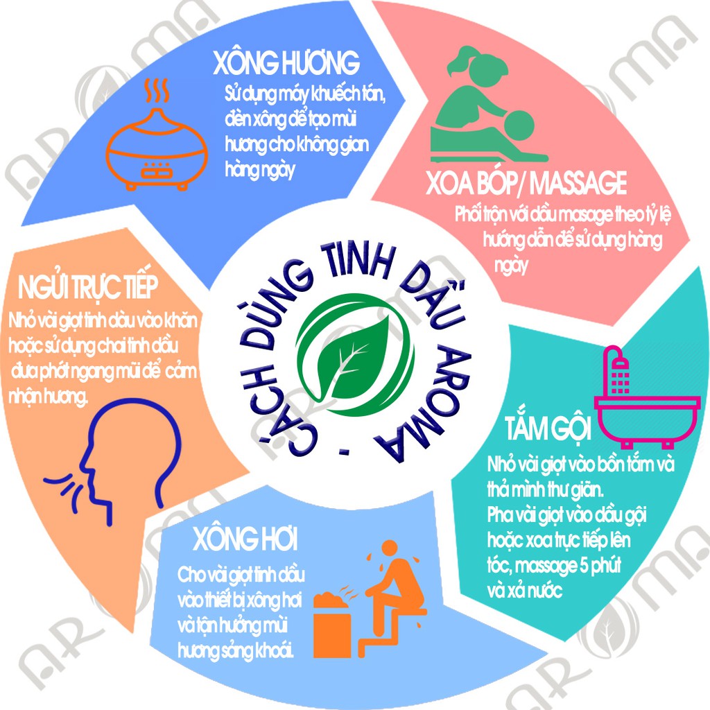 Tinh dầu Hoa lài Jasmine, tinh dầu thơm phòng AROMA thiên nhiên nguyên chất