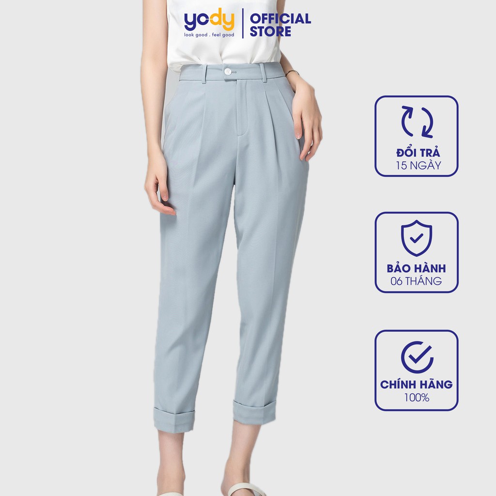 Quần âu nữ Yody dáng baggy trẻ trung thanh lịch QAN4186