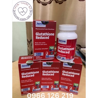 (FREESHIP) Viên uống hỗ trợ trắng da-Glutathione 1000mg USA 60viên Date 2024