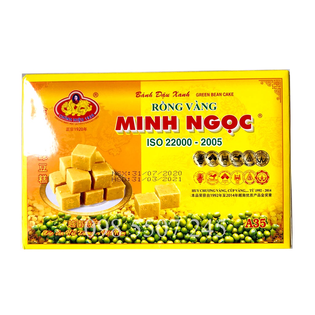 Bánh đậu xanh Minh Ngọc A35 8 vị 300g | BigBuy360 - bigbuy360.vn
