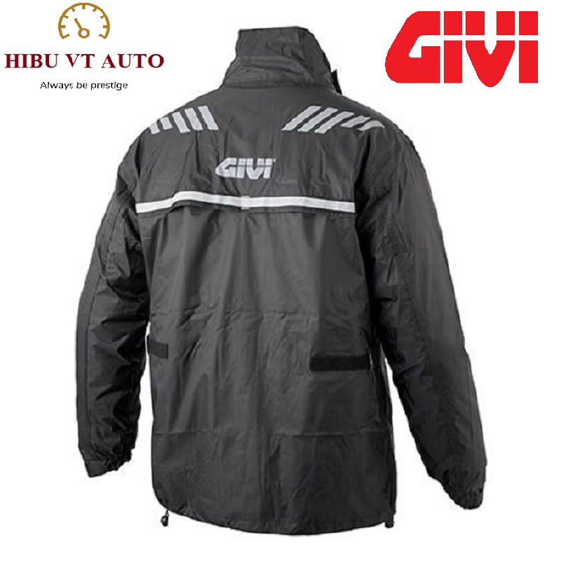 ÁO MƯA BỘ GIVI RRS04.AX-N/M 2 lớp chống thấm, tiện dụng