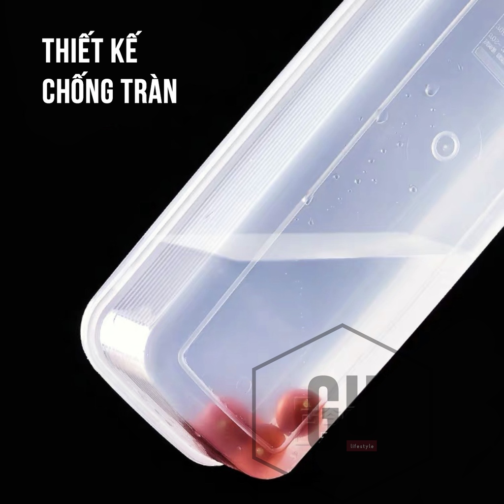 Hộp Đựng Mì Ý, bảo quản thực phẩm tủ lạnh, đựng rau củ, trữ đông