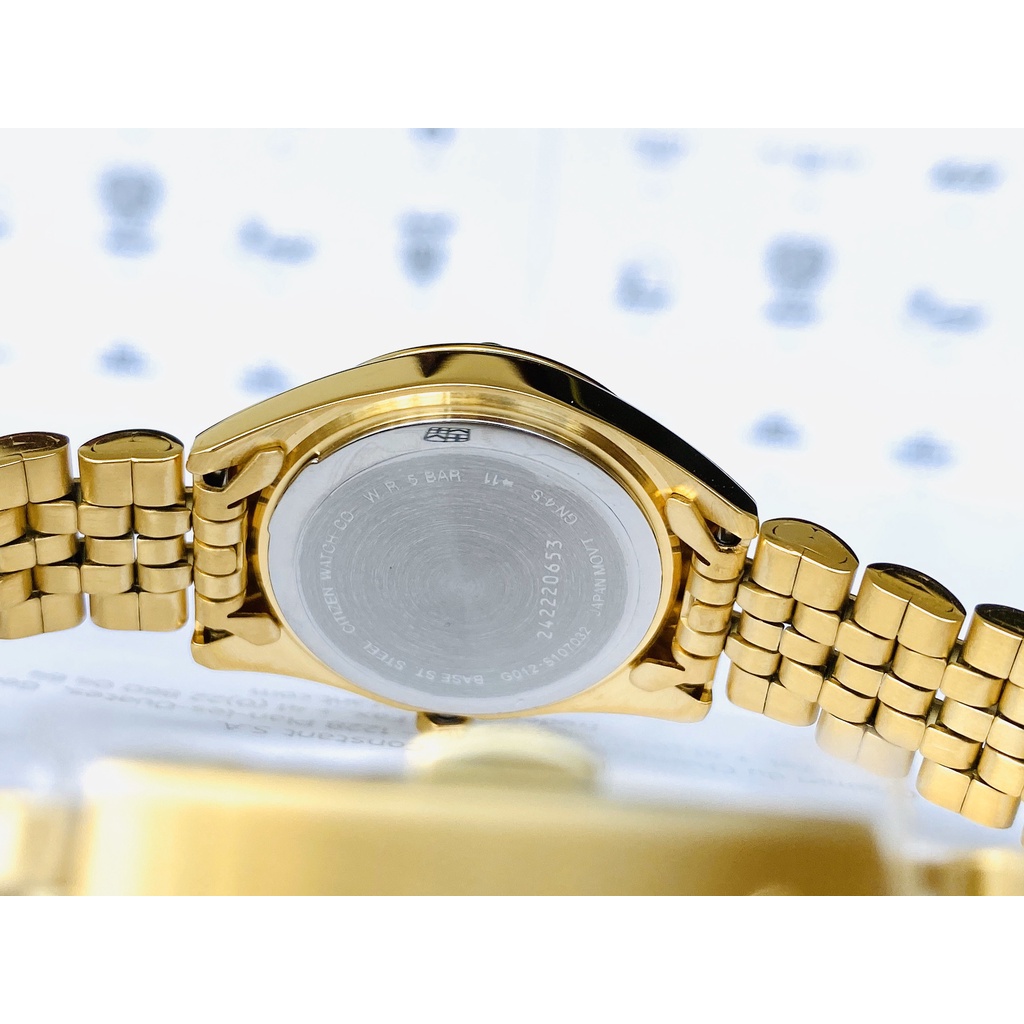 Đồng Hồ Nữ CITIZEN EU6062-50D– QUARTZ  – DÂY KIM LOẠI Chính Hãng Tặng Dây Da Cao Cấp