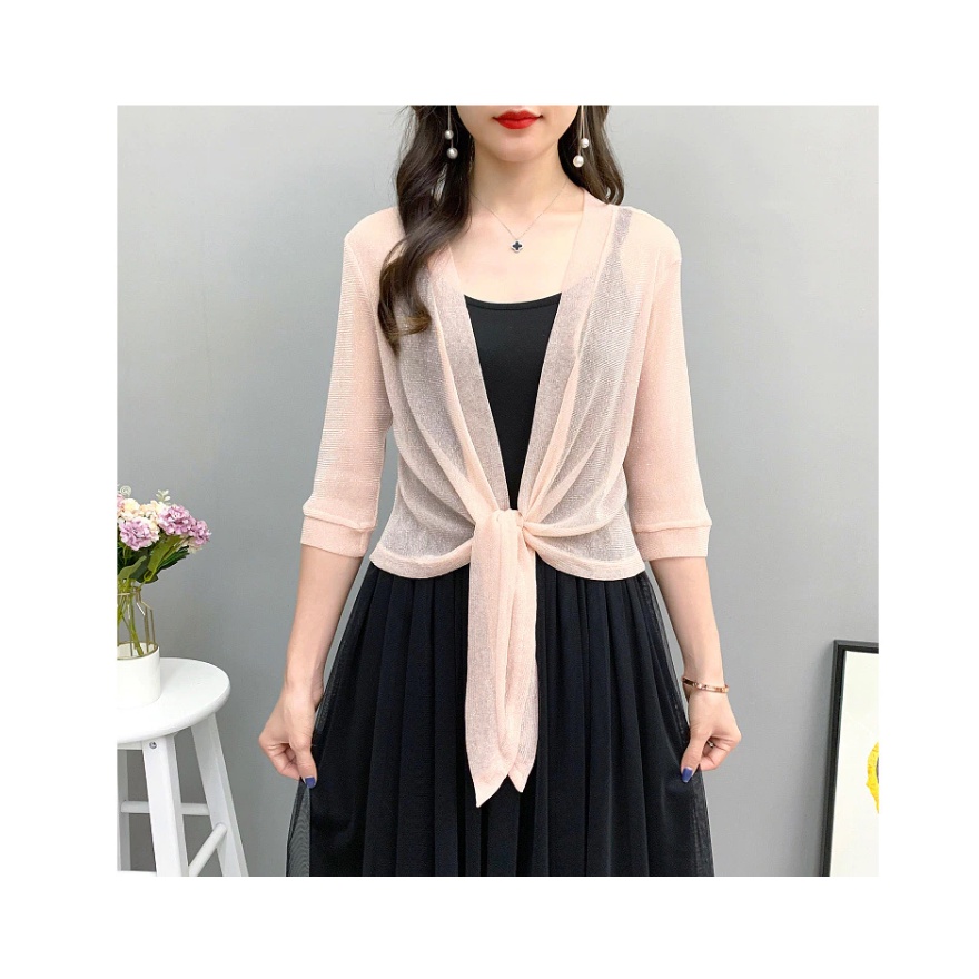 Áo khoác mỏng tay lỡ cardigan thời trang