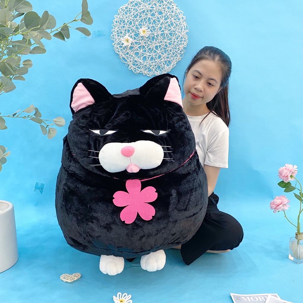 Gấu bông mèo amuse, thú nhồi bông mèo amuse cute cao cấp TAZIN