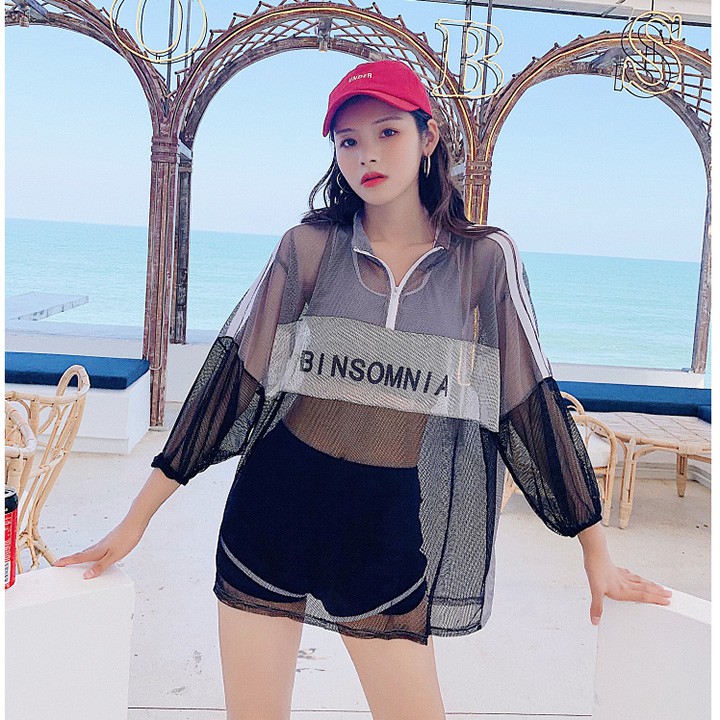 ⏩⏩ Bộ đồ bơi nữ thể thao áo lưới 3 mảnh nhiều mẫu - ảnh thật