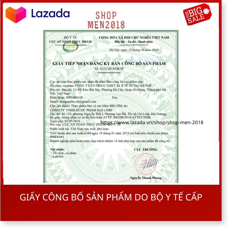 Bổ thận tráng dương nam BIG JIM Tăng cường sinh lý nam keoas dài thời gian quan hệ che tên hsd 2023 | BigBuy360 - bigbuy360.vn
