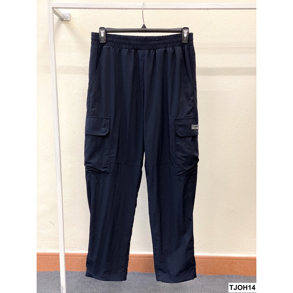 Quần dài, quần ống suông TJO Basic Woven Cargo Pant - Chất liệu poly, ống bo chun