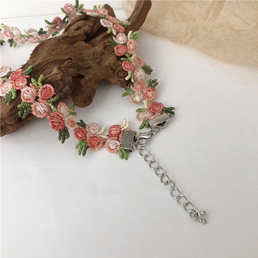 Vòng cổ Thêu Hoa Ngọt Ngào Dễ Thương