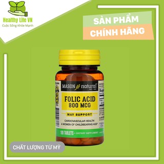 Folic Acid 800 mcg - Hỗ Trợ Mọc Râu