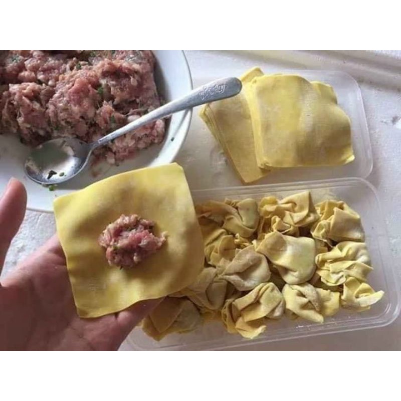 55k khay 50 60 viên Hoành Thánh Nhân Thịt(giao hỏa tốc TP HCM)