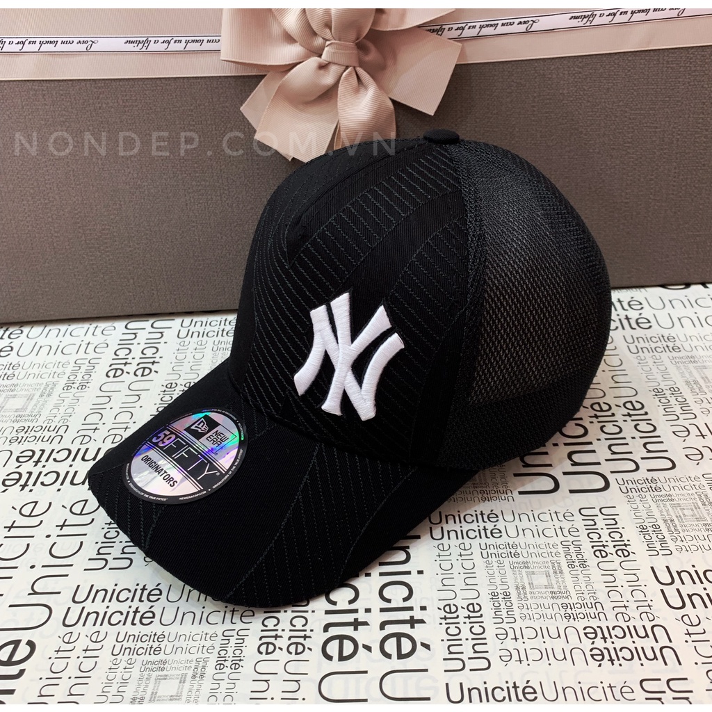 Nón Mũ Lưỡi Trai Nam NY MLB  , HOT TREND, Logo Thêu Nổi