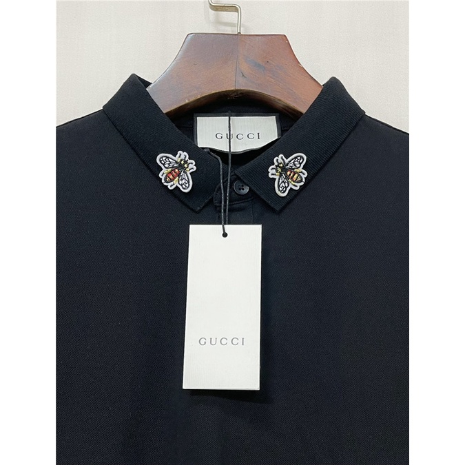 Áo Thun POLO Ngắn Tay Thêu Hình Ong Thời Trang Năng Động Gucc1 2022 S-4XL