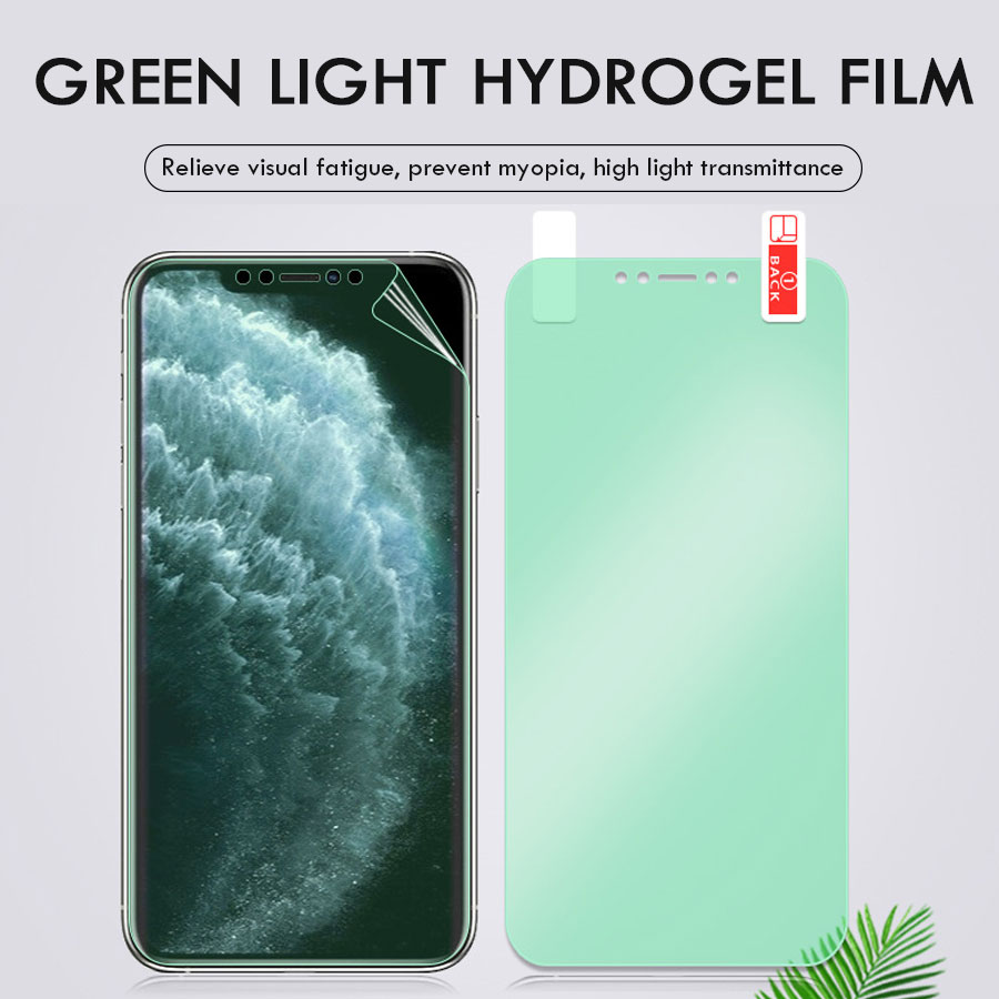 Soft TPU Eye Protection Green Light Full Cover Screen Protector Film Realme 3 5 7 Pro 5i 6i C2 C3 C11 C12 C15