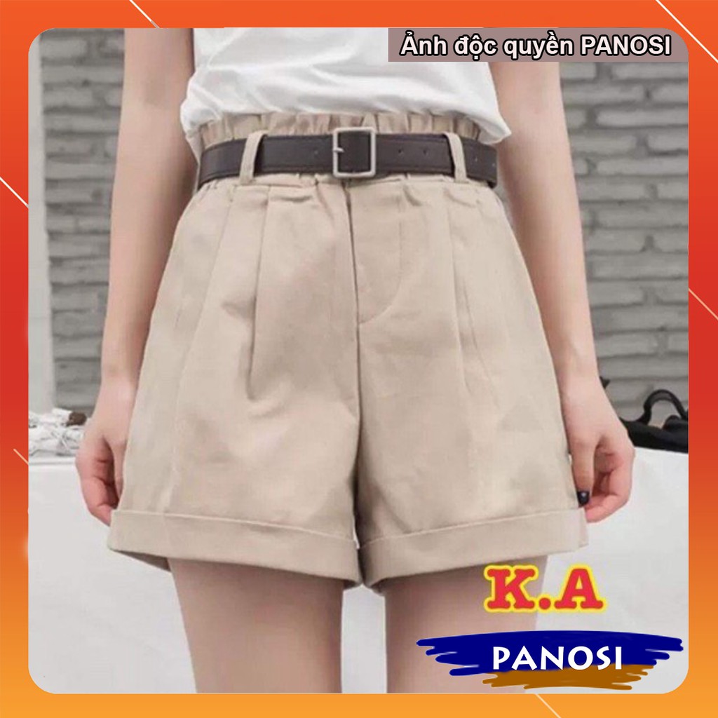 Quần đùi kaki, quần short ống rộng mềm mát, quần đùi đẹp giá rẻ - Q382