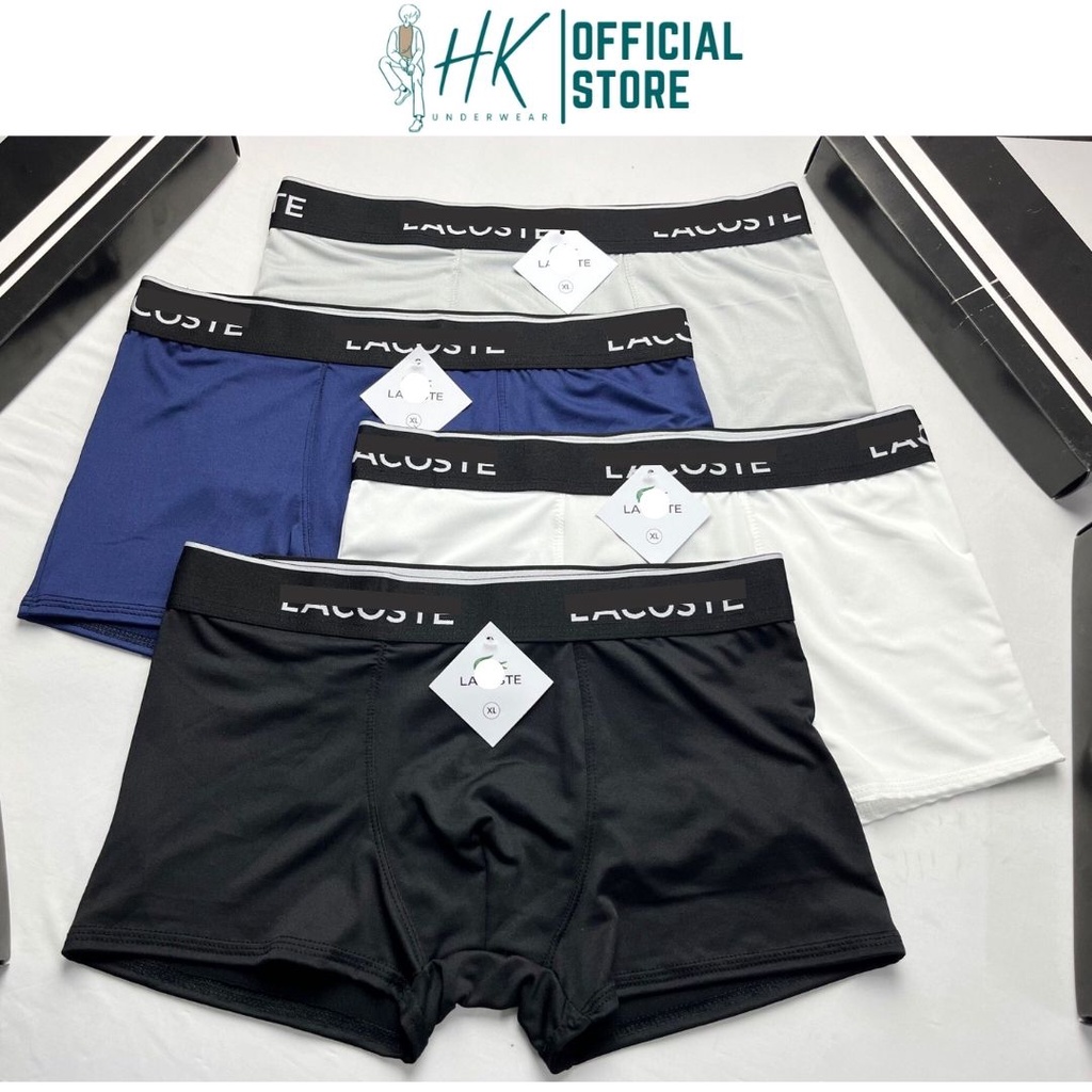 Quần Lót Nam Boxer Thun Lạnh Co Dản, Quần Sịp Nam Boxer Kháng Khuẩn UNL.