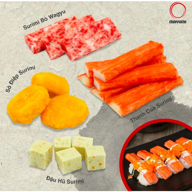Thanh cua surimi Nhật 500gr