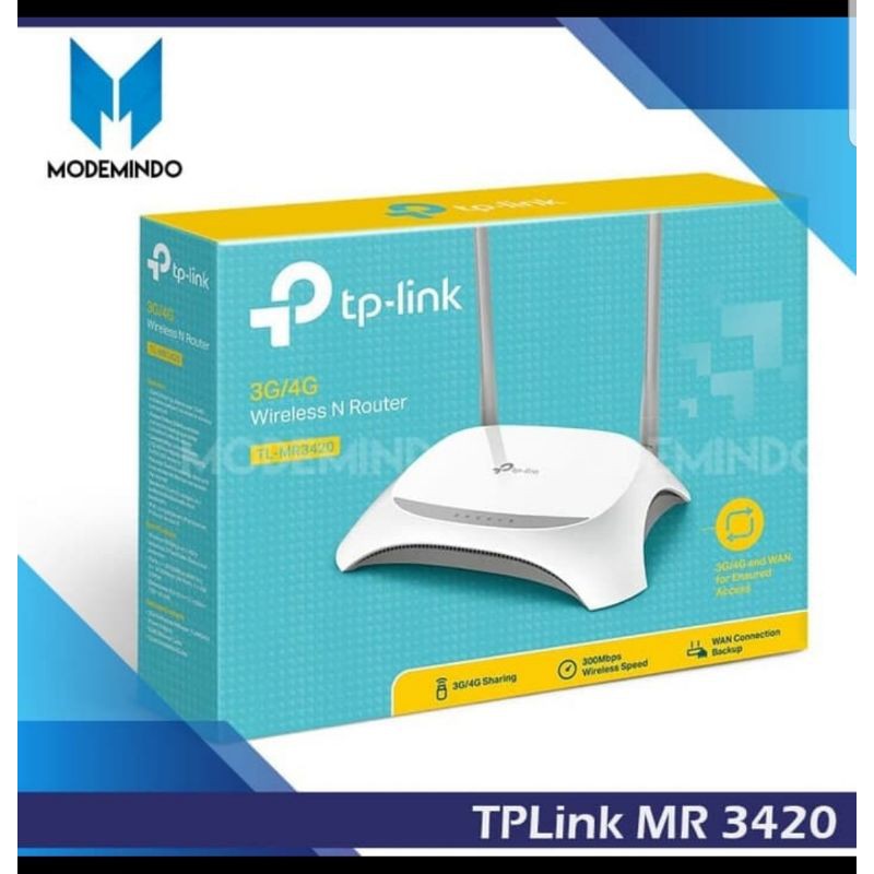 Bộ Phát Sóng Internet Tp-link Tl-mr 3420 4g / 3g Usb