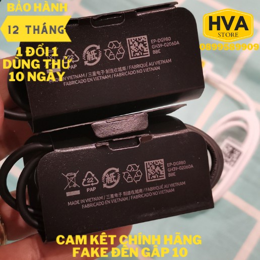 Cáp type C - C to C - Micro USB Samsung chính hãng