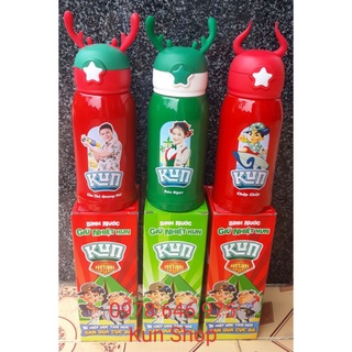 Bình nước giữ nhiệt Kun 500ml- Hàng khuyến mãi chính hãng từ sữa Kun