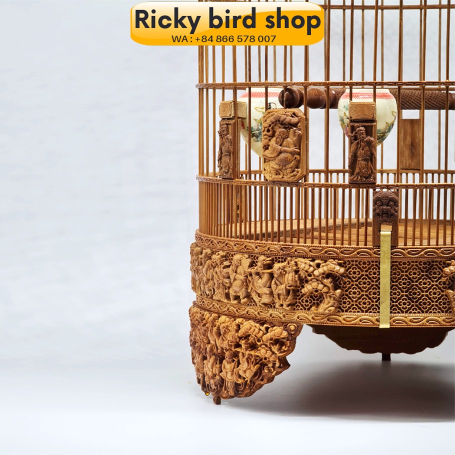 Lồng chim họa mi chạm 3D - Tích Bát Tiên