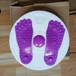 Đĩa Xoay Eo Massage - Bàn Xoay Eo Bấm Huyệt Bàn Chân Giúp Giảm Eo - Lưu Thông Khí Huyết