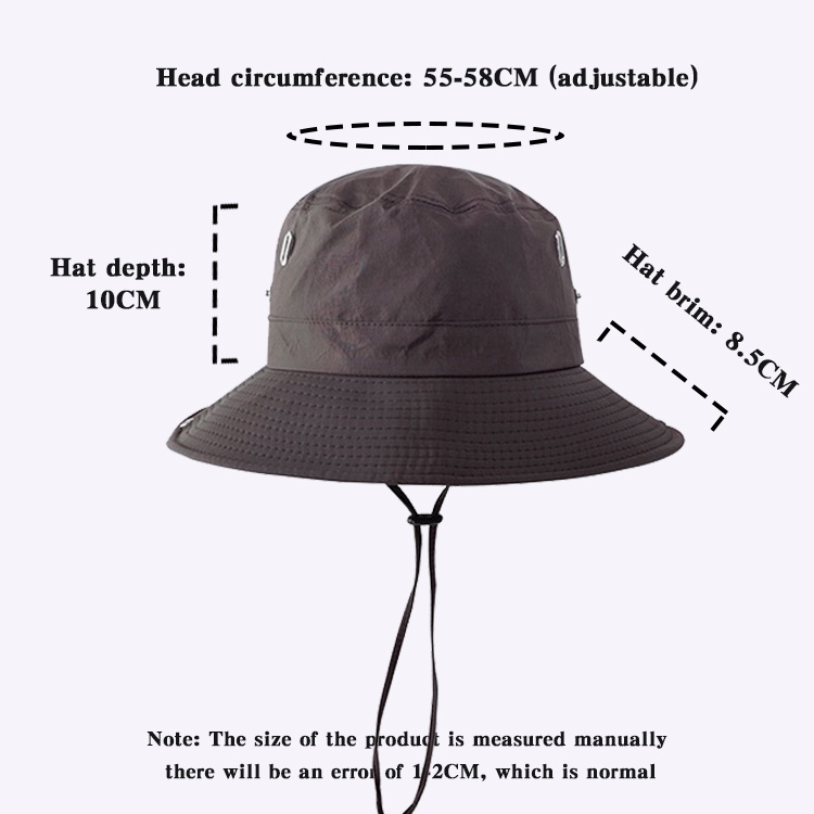 Mũ Rộng Vành Chống Thấm Nước Thoáng Khí Thời Trang Đi Biển