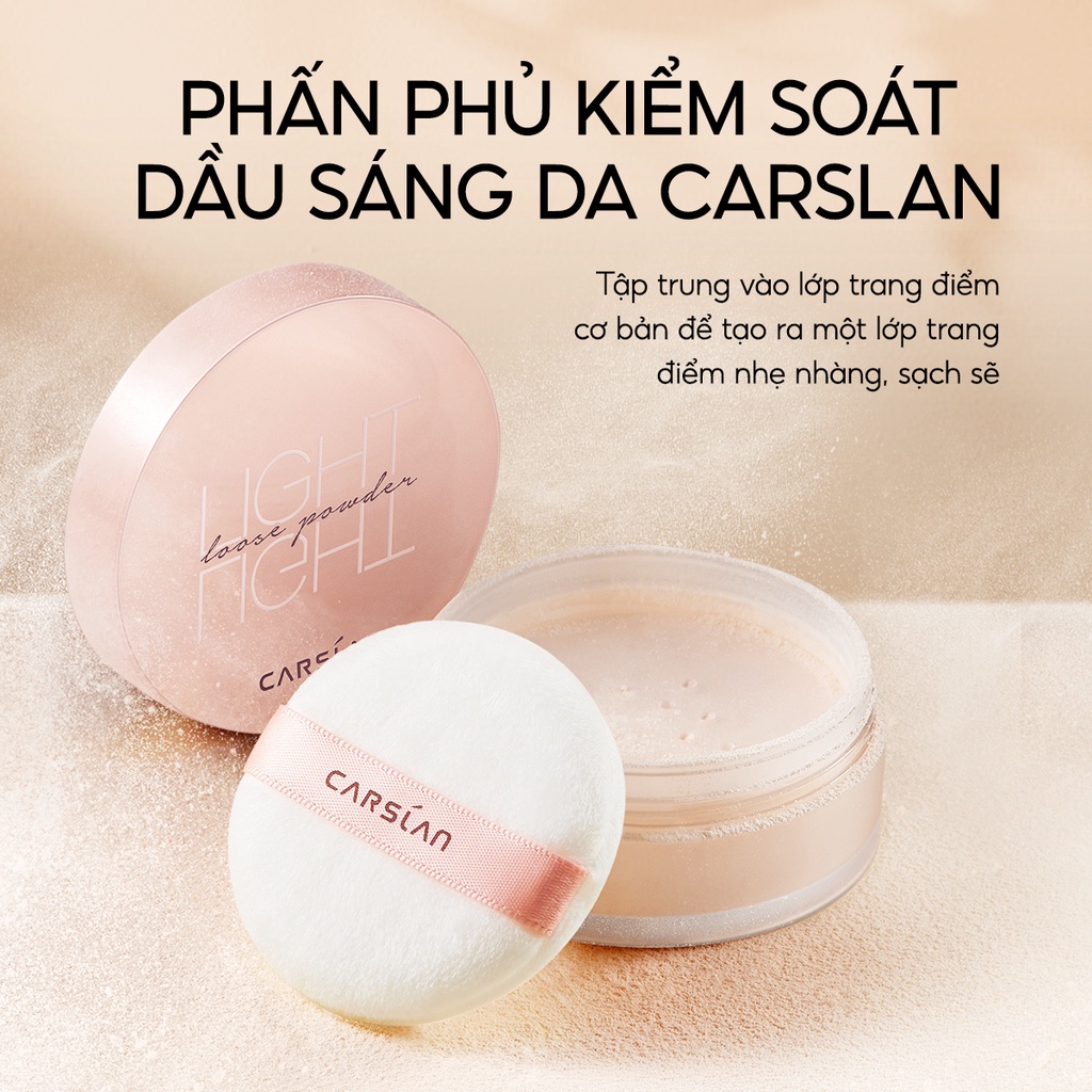 Bộ kem trang điểm Carslan dạng lỏng 50ml + 10g + 1gx3