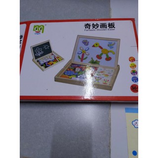 Bộ xếp hình gỗ nam châm