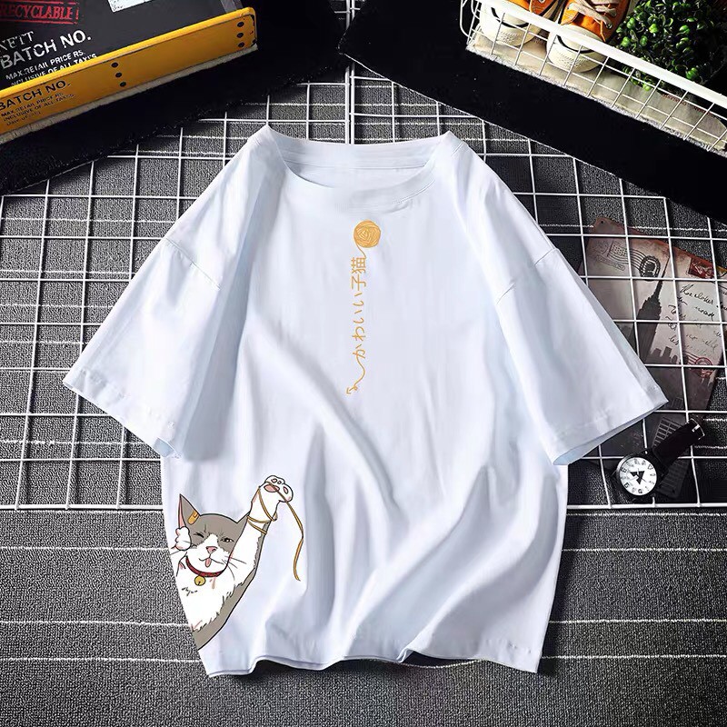 Áo phông unisex form rộng WIND oversize tay lỡ Mèo Cào thời trang nam nữ ulzzang | BigBuy360 - bigbuy360.vn