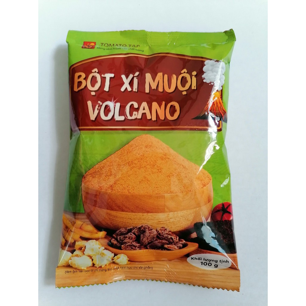 [100g] Bột xí muội (ô mai) lắc Volcano [VN] TOMATO T&P Salted Apricot Taste Powder (ttp-hk)