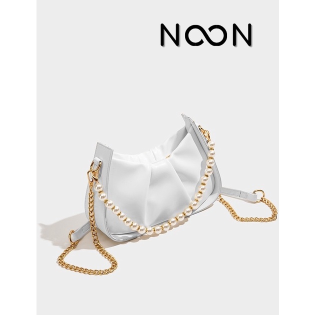 Túi xách nữ, đeo chéo NOON kèm dây phối hạt trai NB36